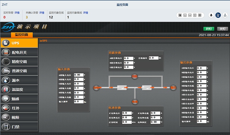 弱電機房動環監控系統